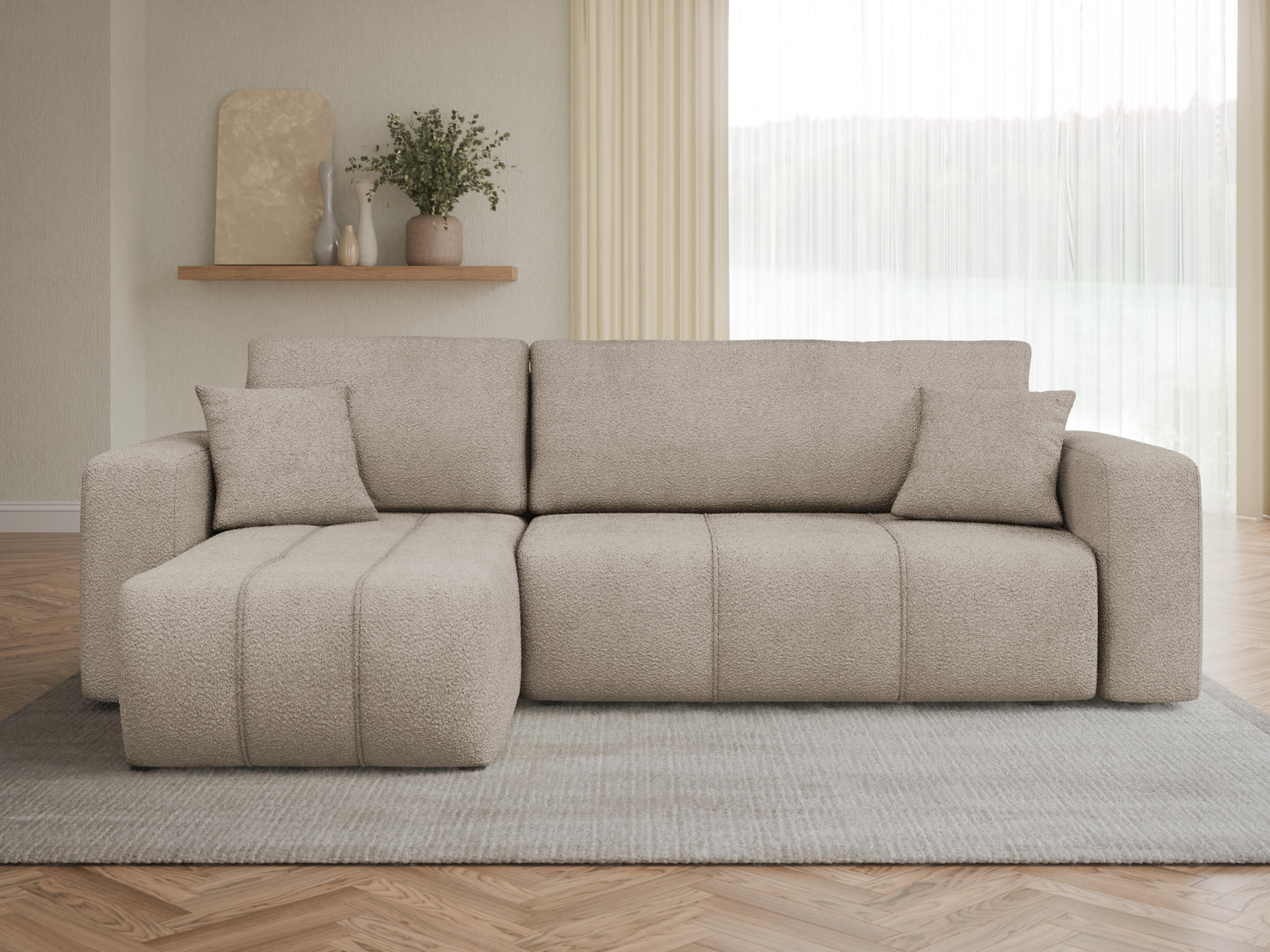 Hoekbank Comfivo Laurus (Coral 50)