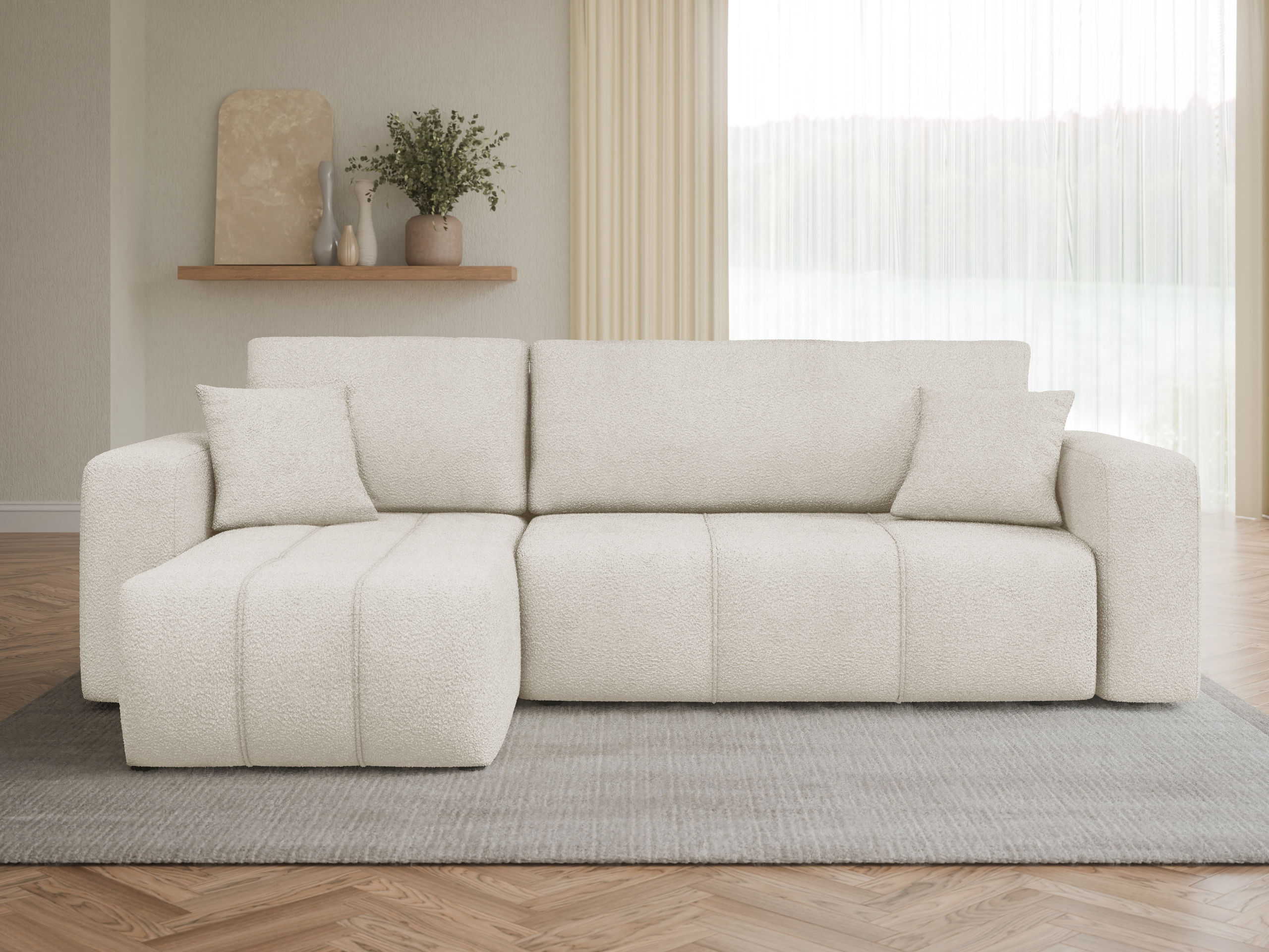Hoekbank Comfivo Laurus (Coral 65)