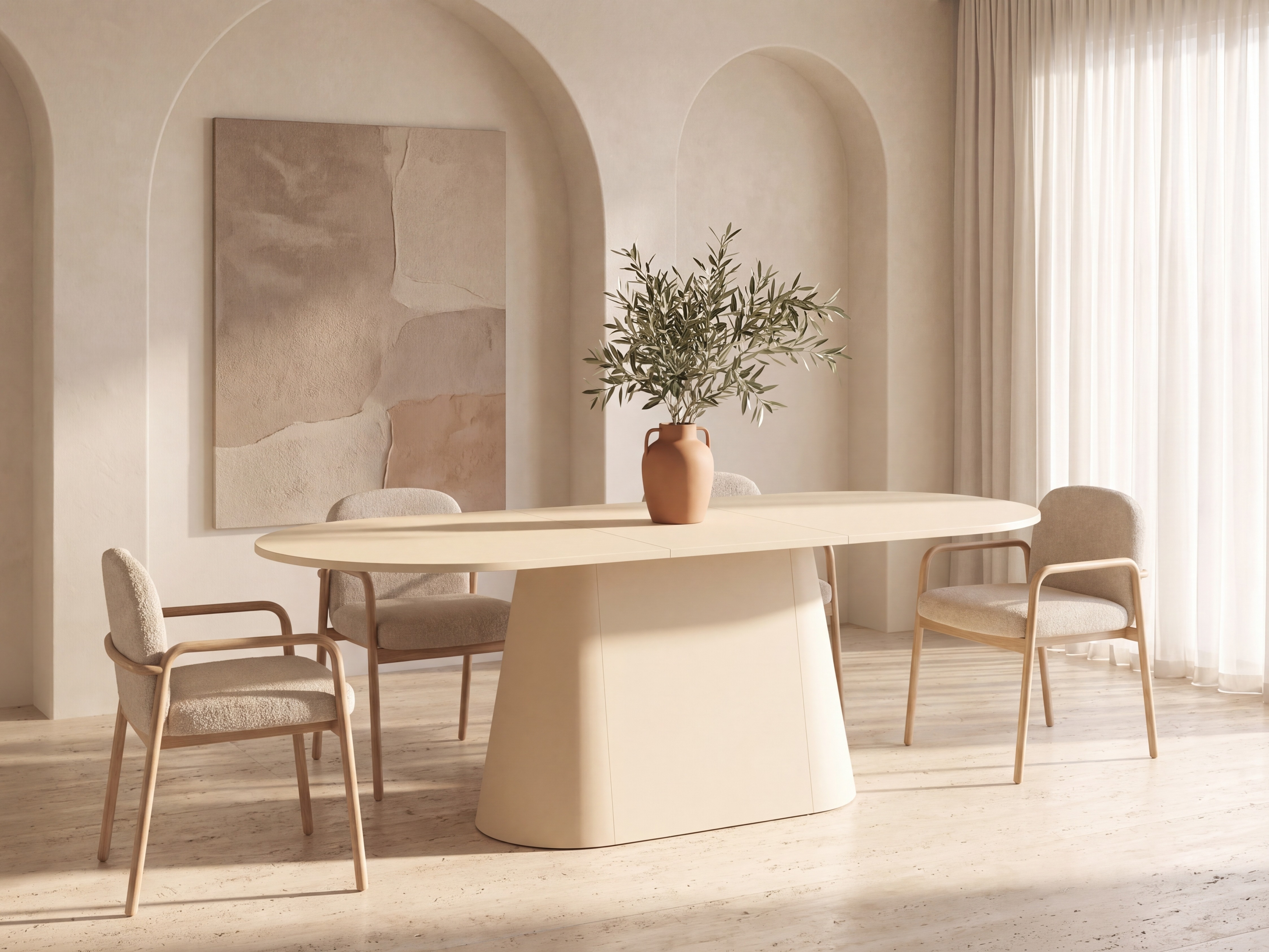Tafel Hoboken 102 (Cappuccino)