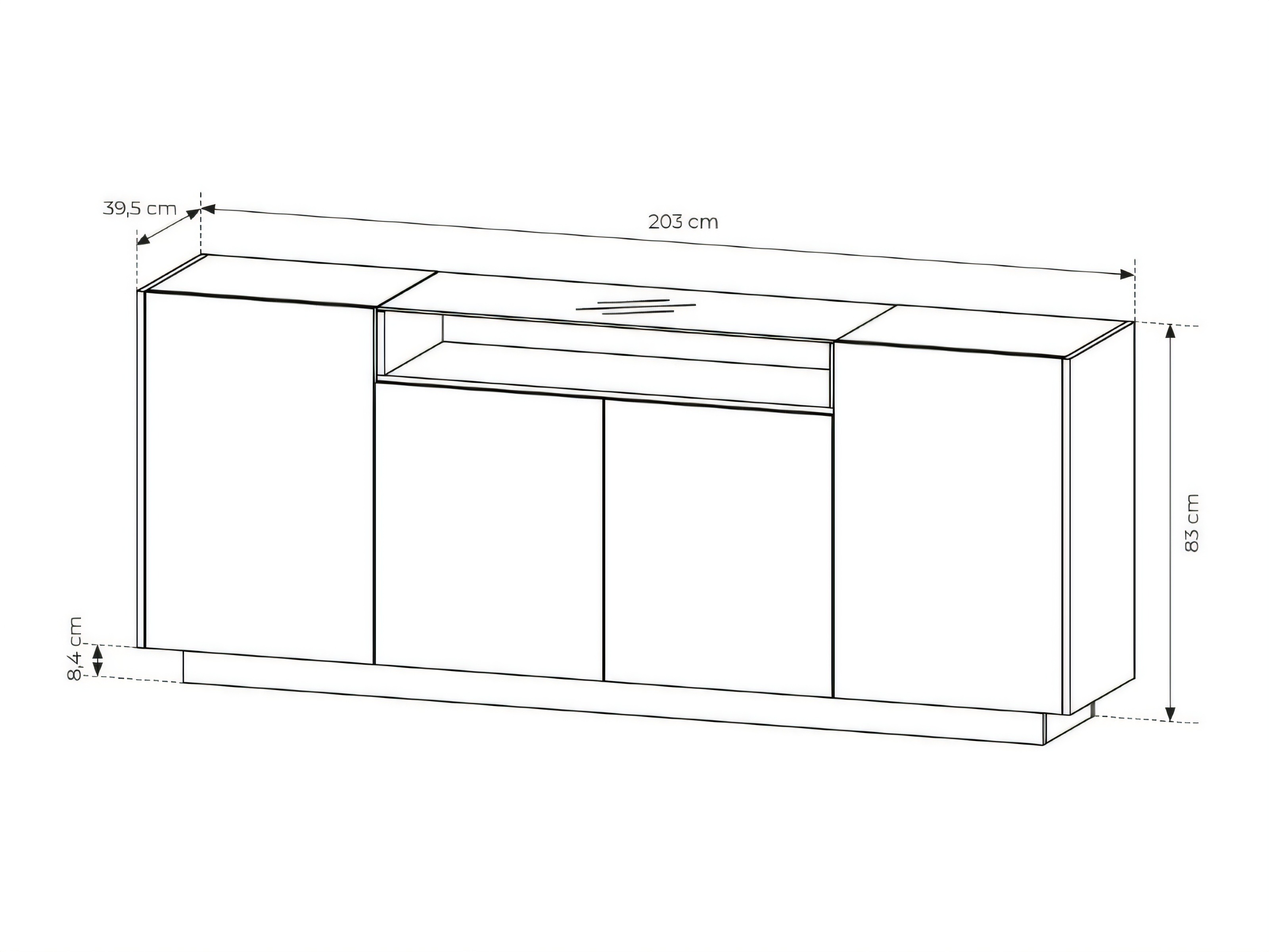 Dressoir Salmeli 106 (Beige)