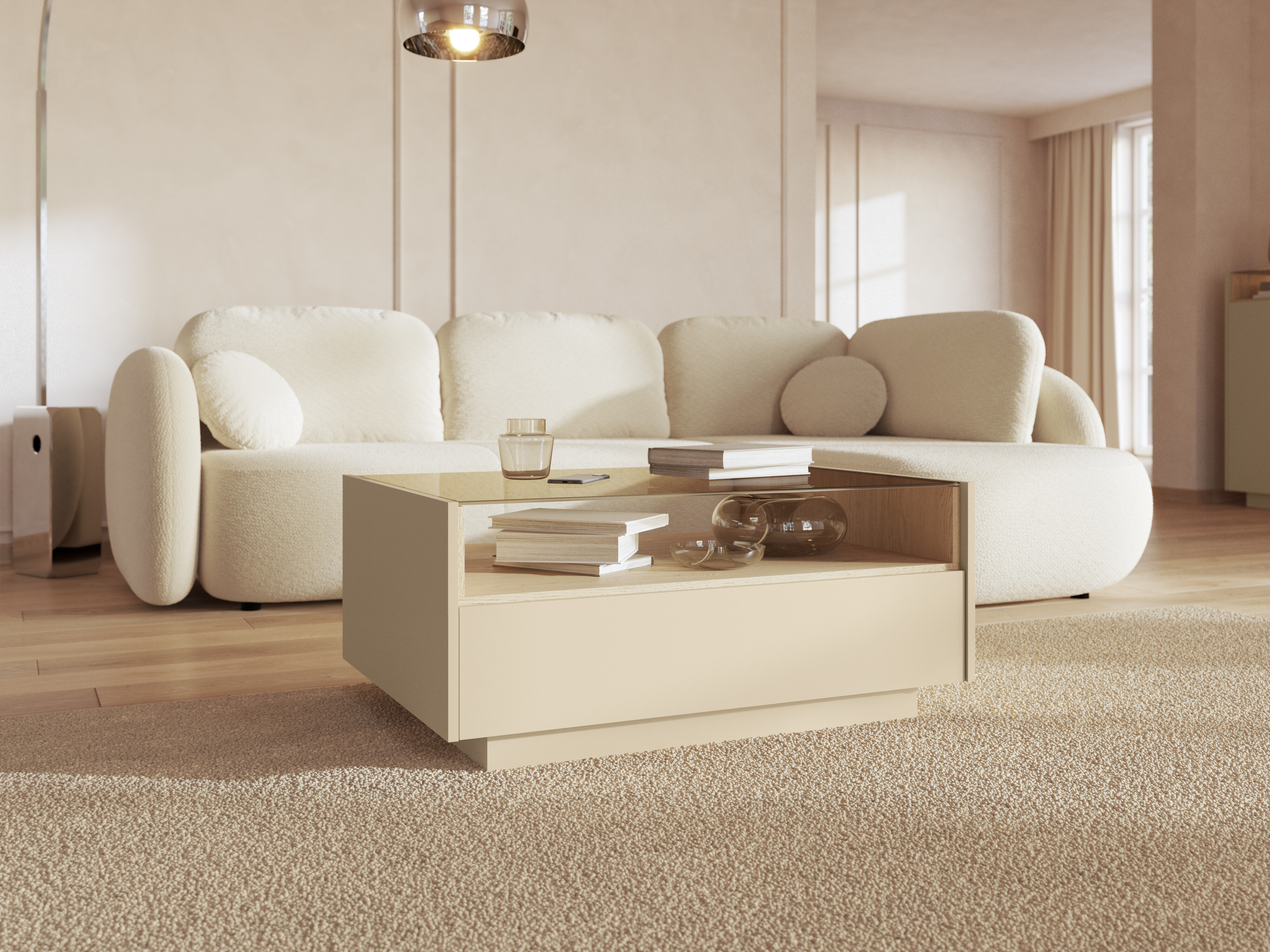 Salontafel Salmeli 103 (Cappuccino)