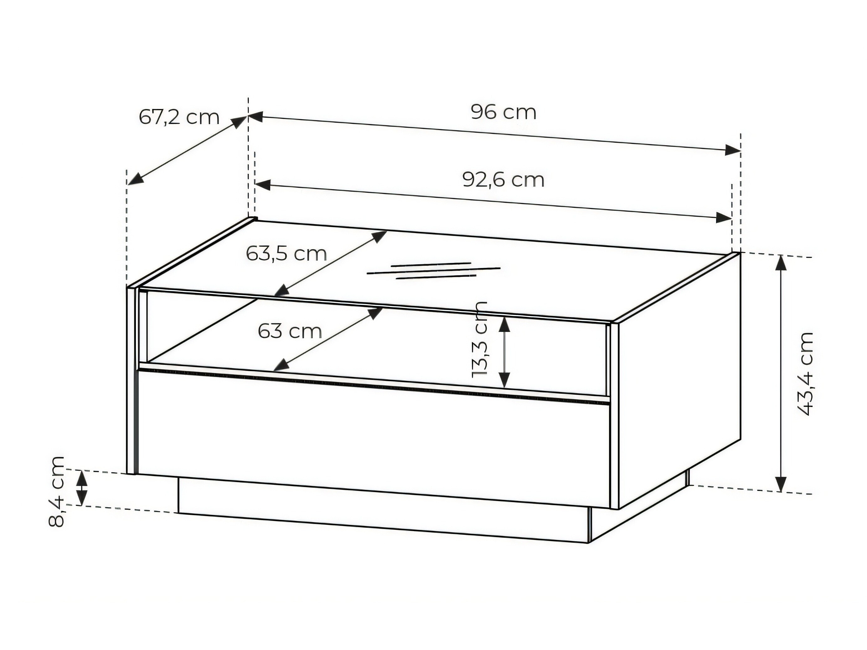 Salontafel Salmeli 103 (Cappuccino)