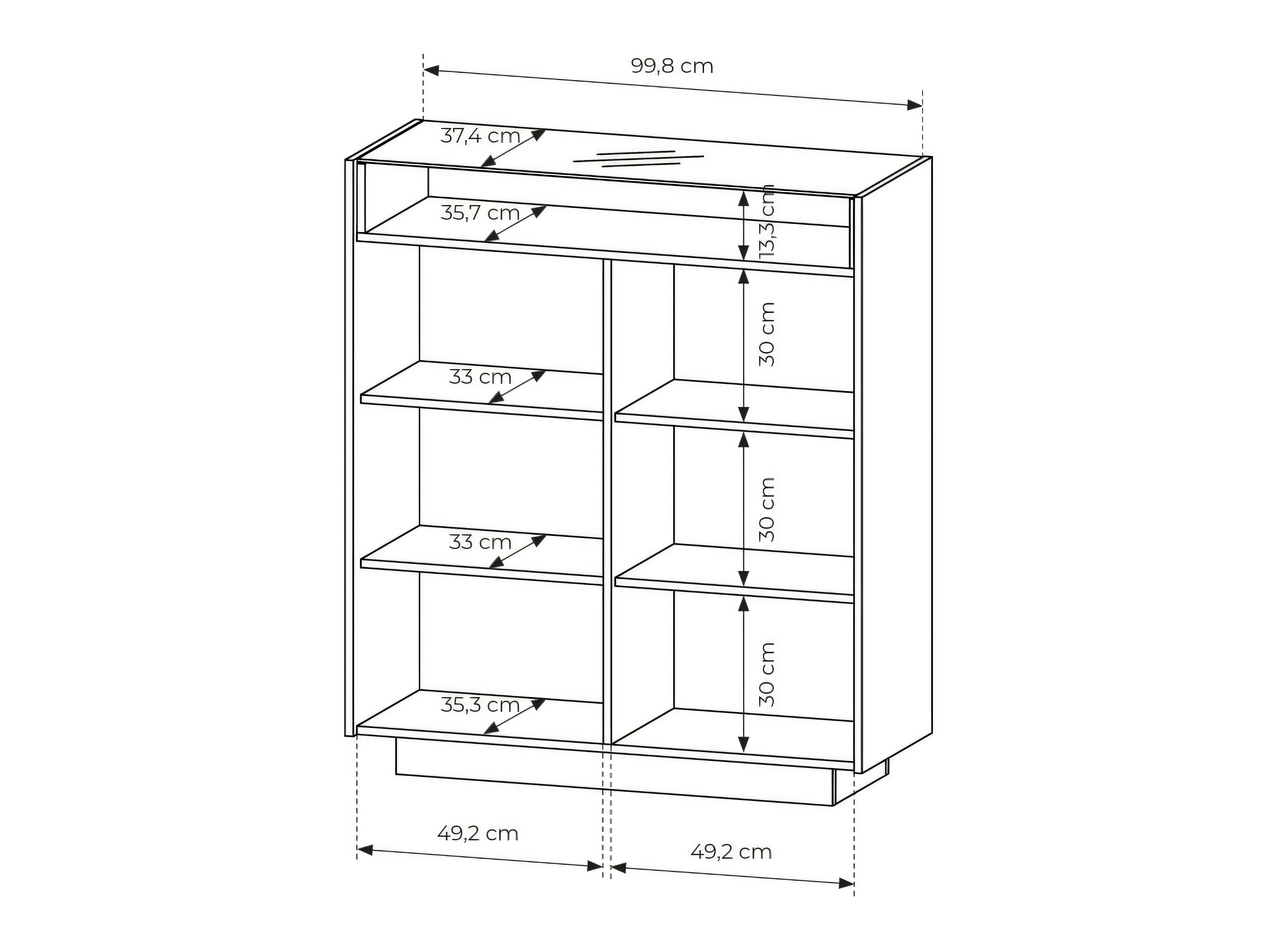 Dressoir Salmeli 105 (Cappuccino)