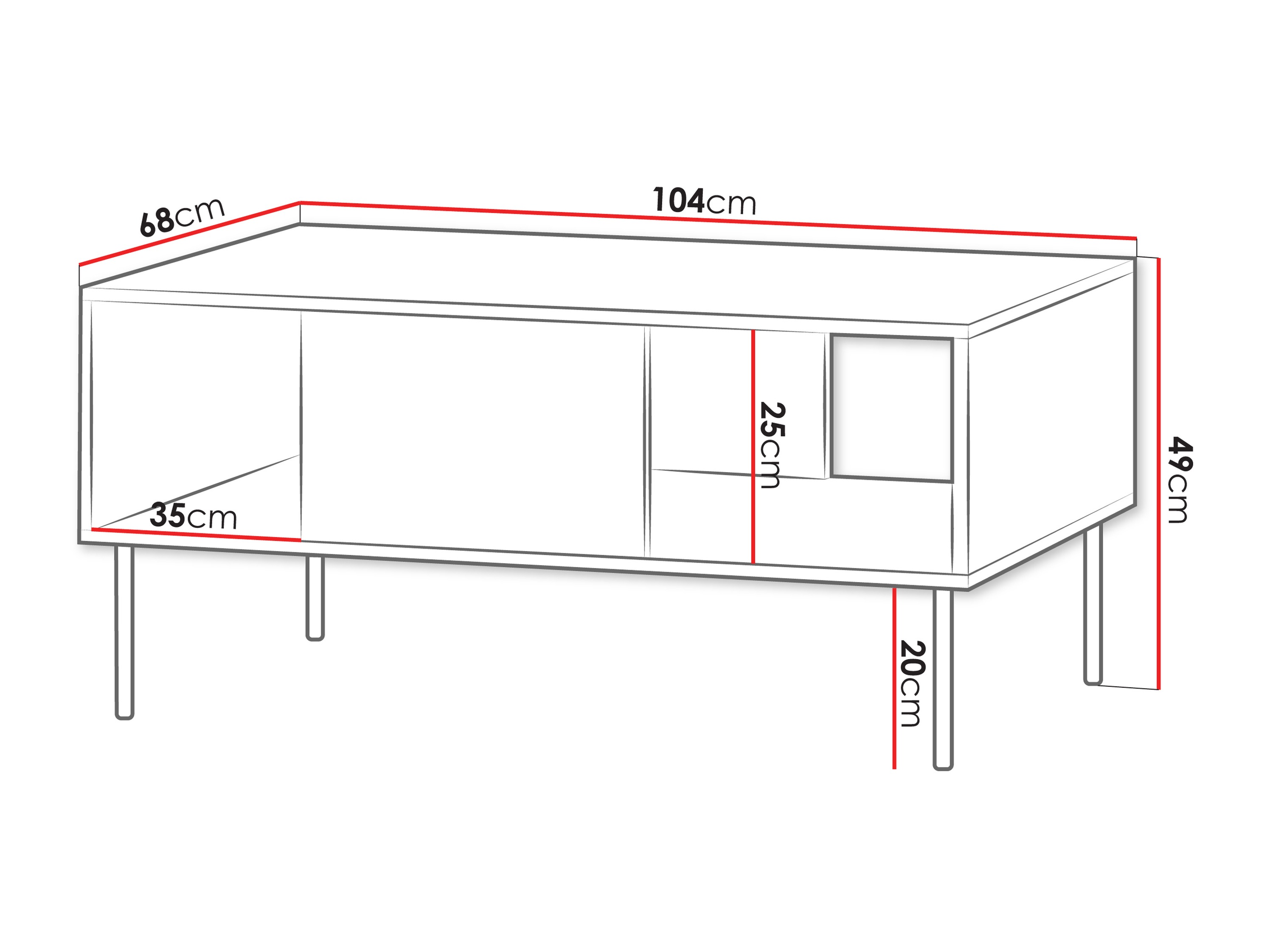 Salontafel Teseta 101