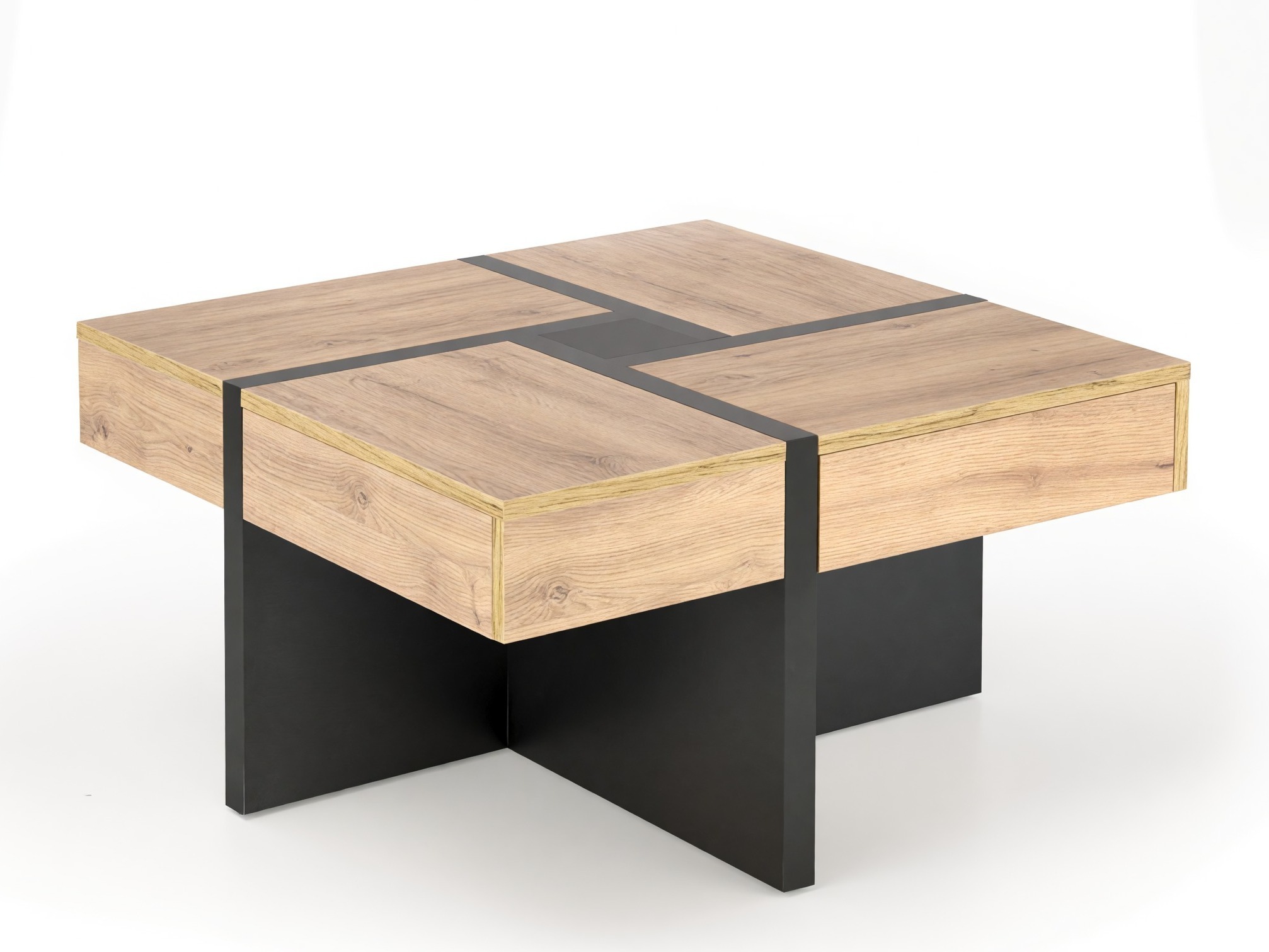 Salontafel Houston 1698 (Craft eiken + Zwart)