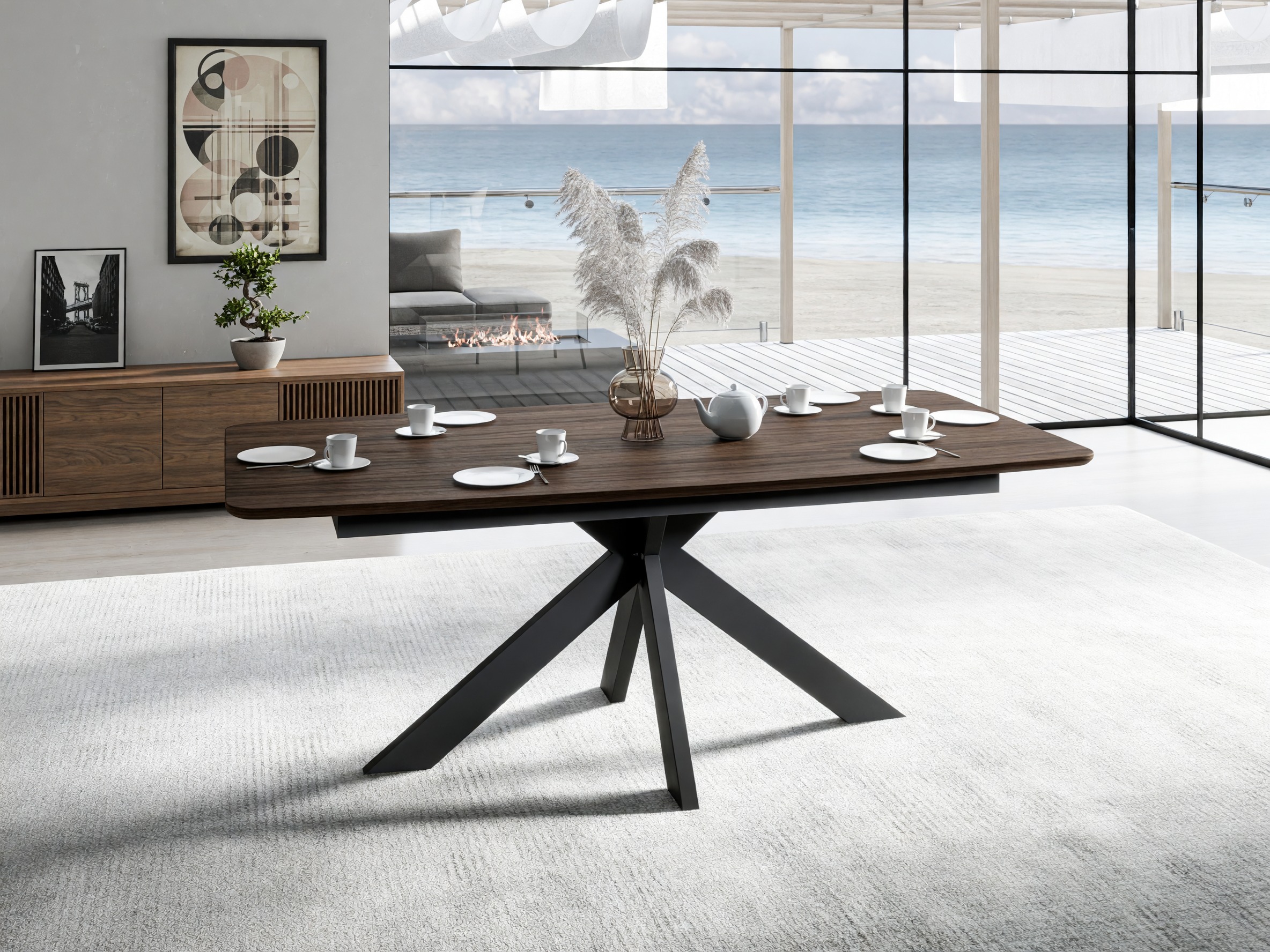 Tafel Ogden 175 (Notenhout)