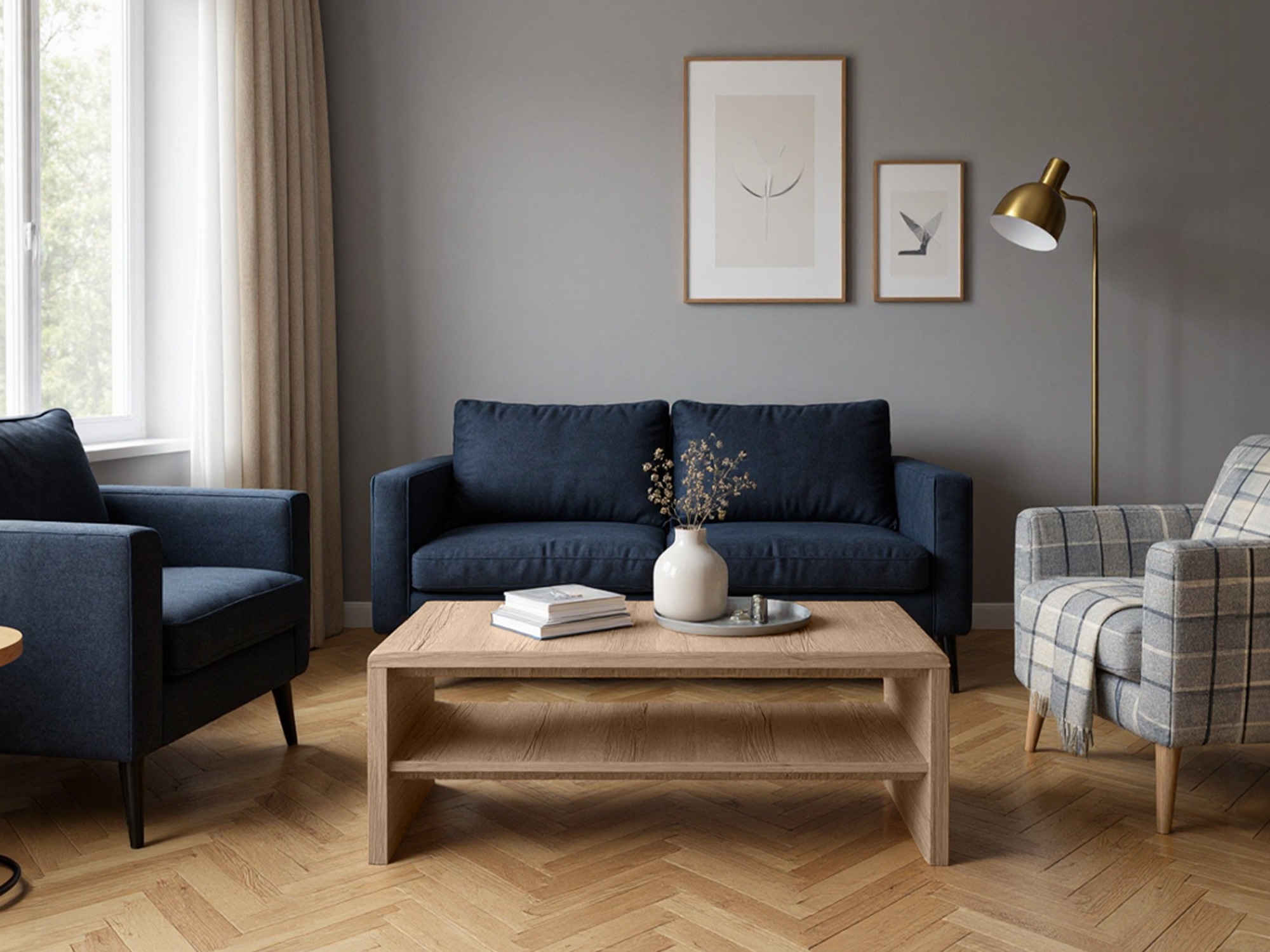 Salontafel Ontario 233 (San Remo eik)