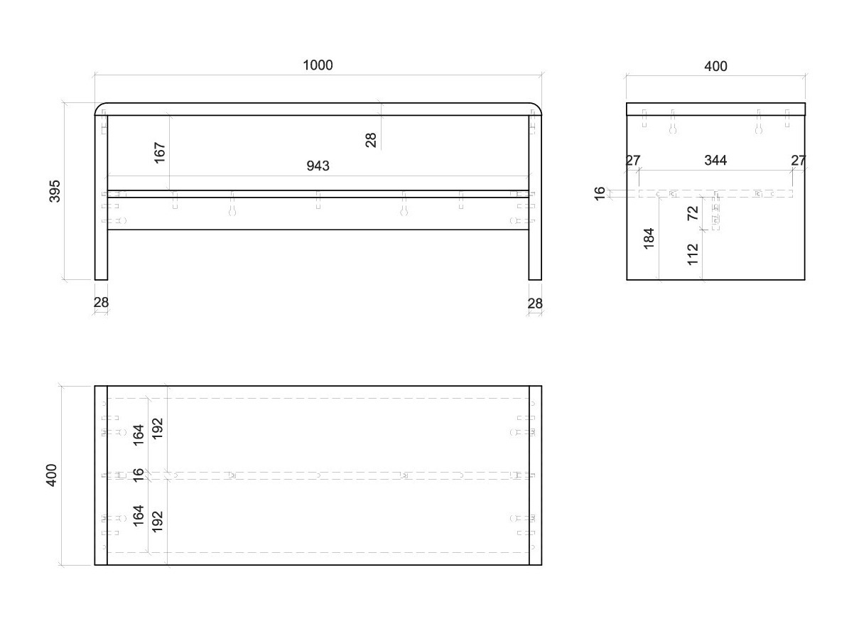 Salontafel Ontario 234 (Grijs)