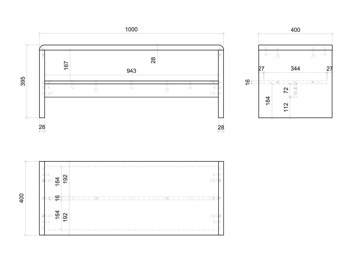 Salontafel Ontario 234 (Sonoma eik + Parelmoer wit)