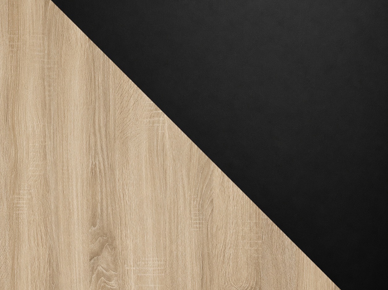 Tafel Victorville 328 (Zwart + Sonoma eik)