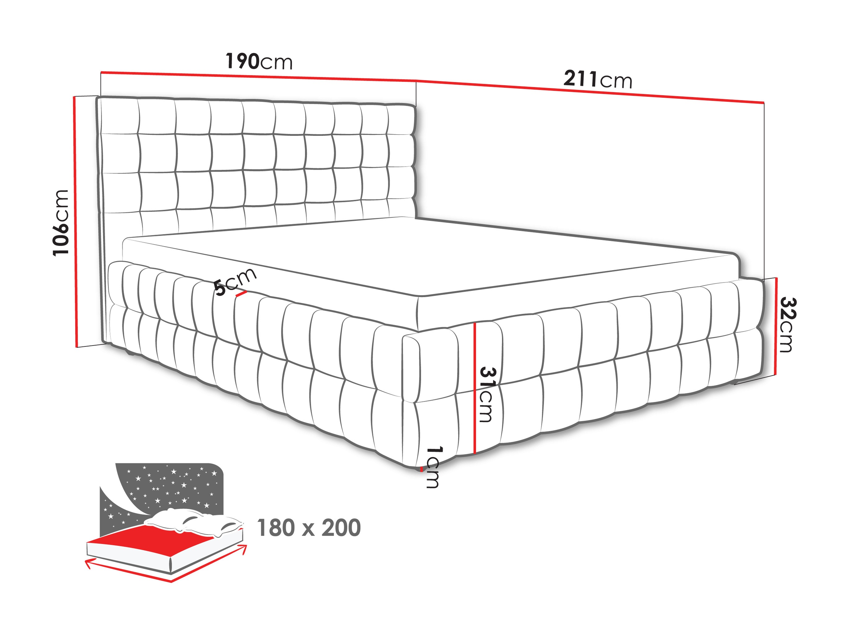 Bed Baltimore 205 (Fresh 11)