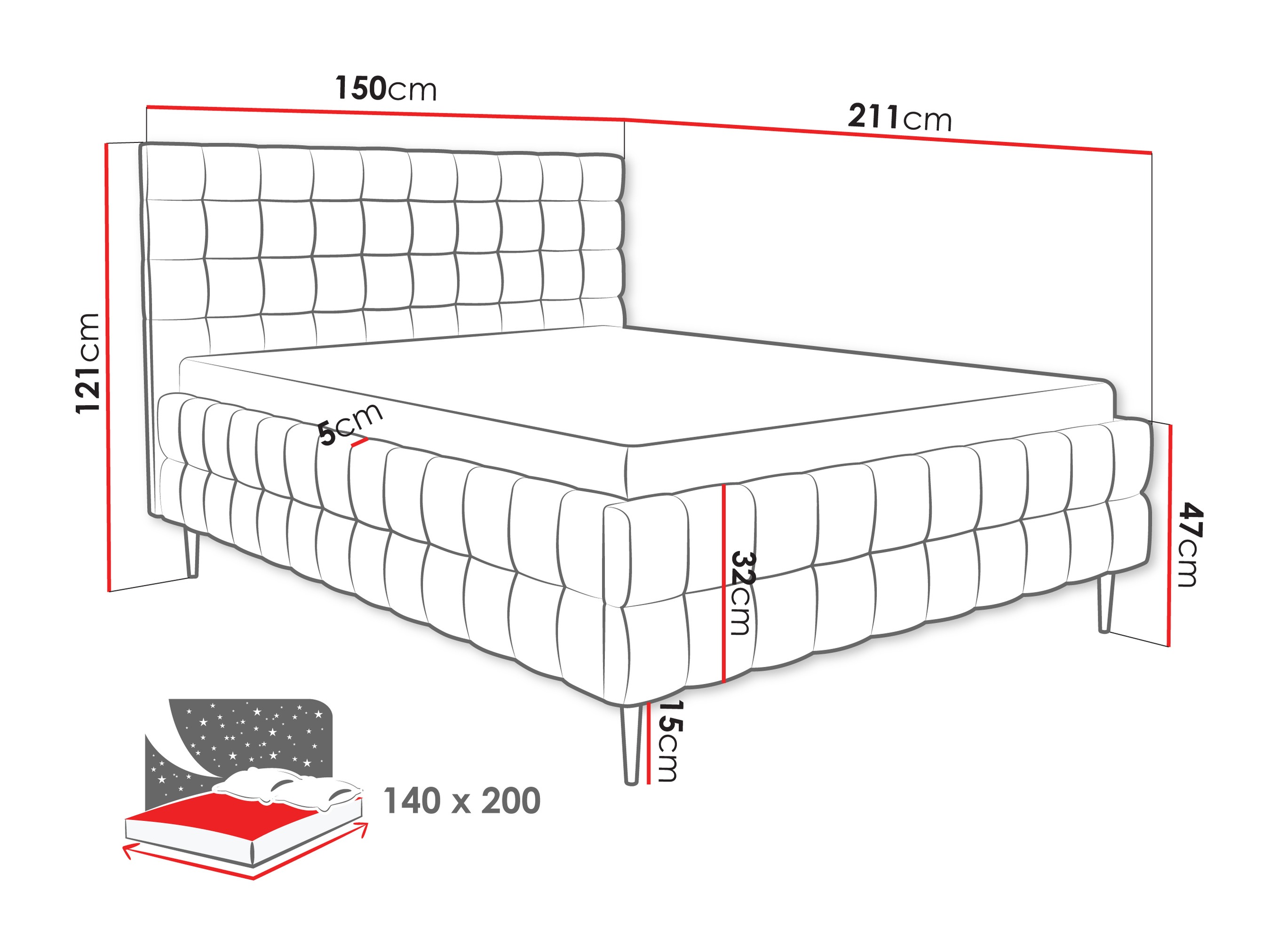 Bed Baltimore 206 (Fresh 01)