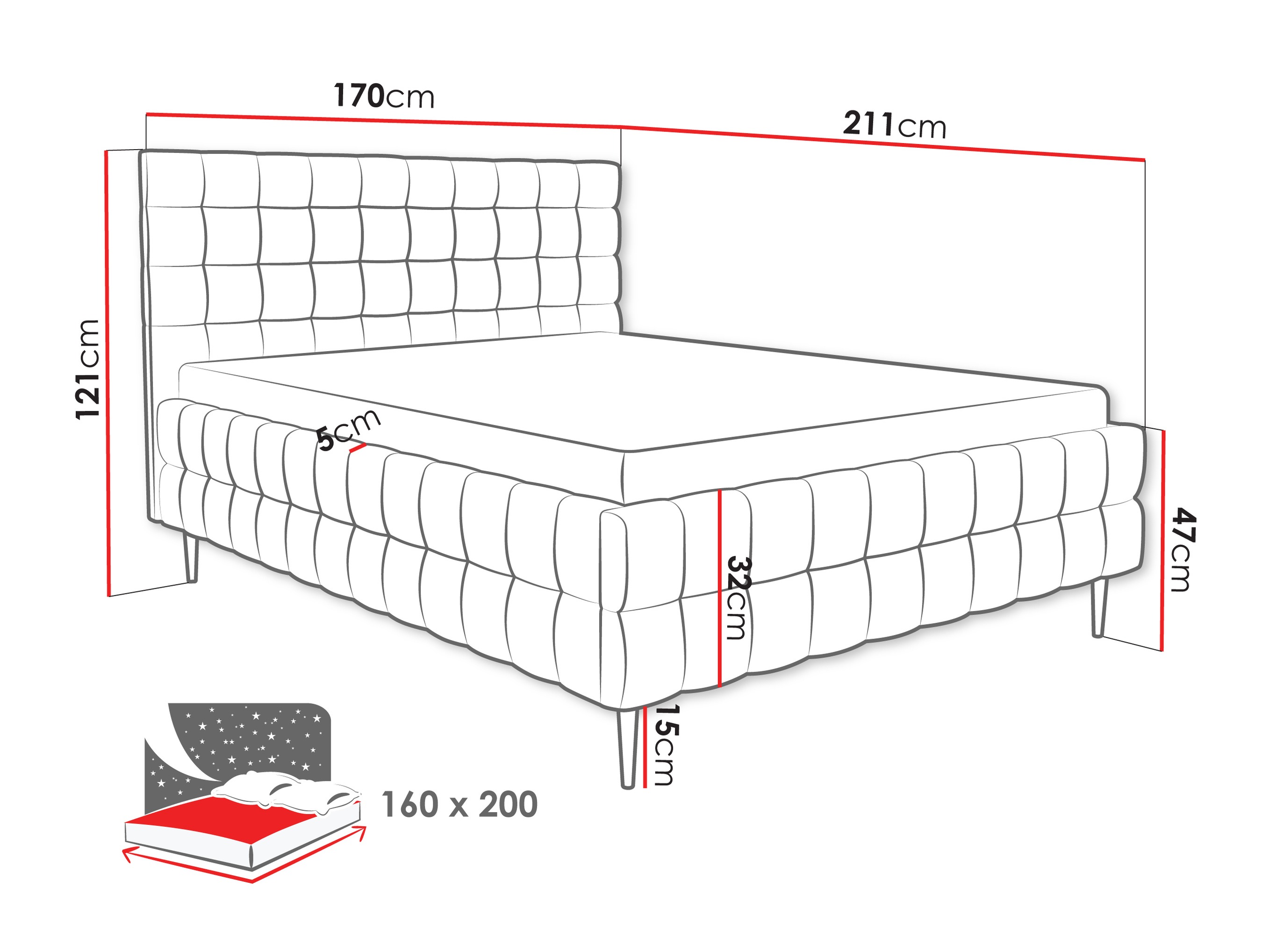 Bed Baltimore 206 (Fresh 01)