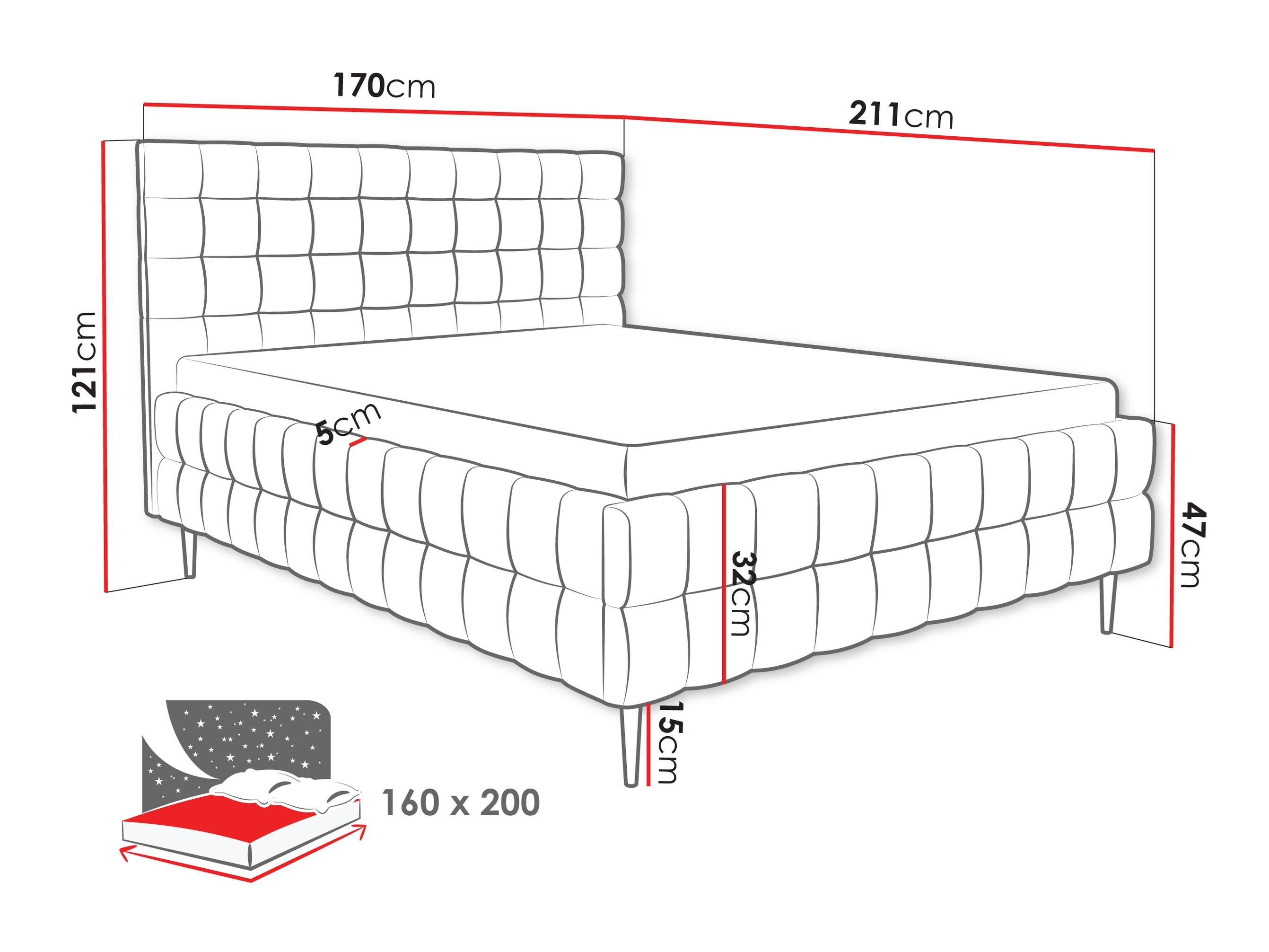 Bed Baltimore 206 (Fresh 04)