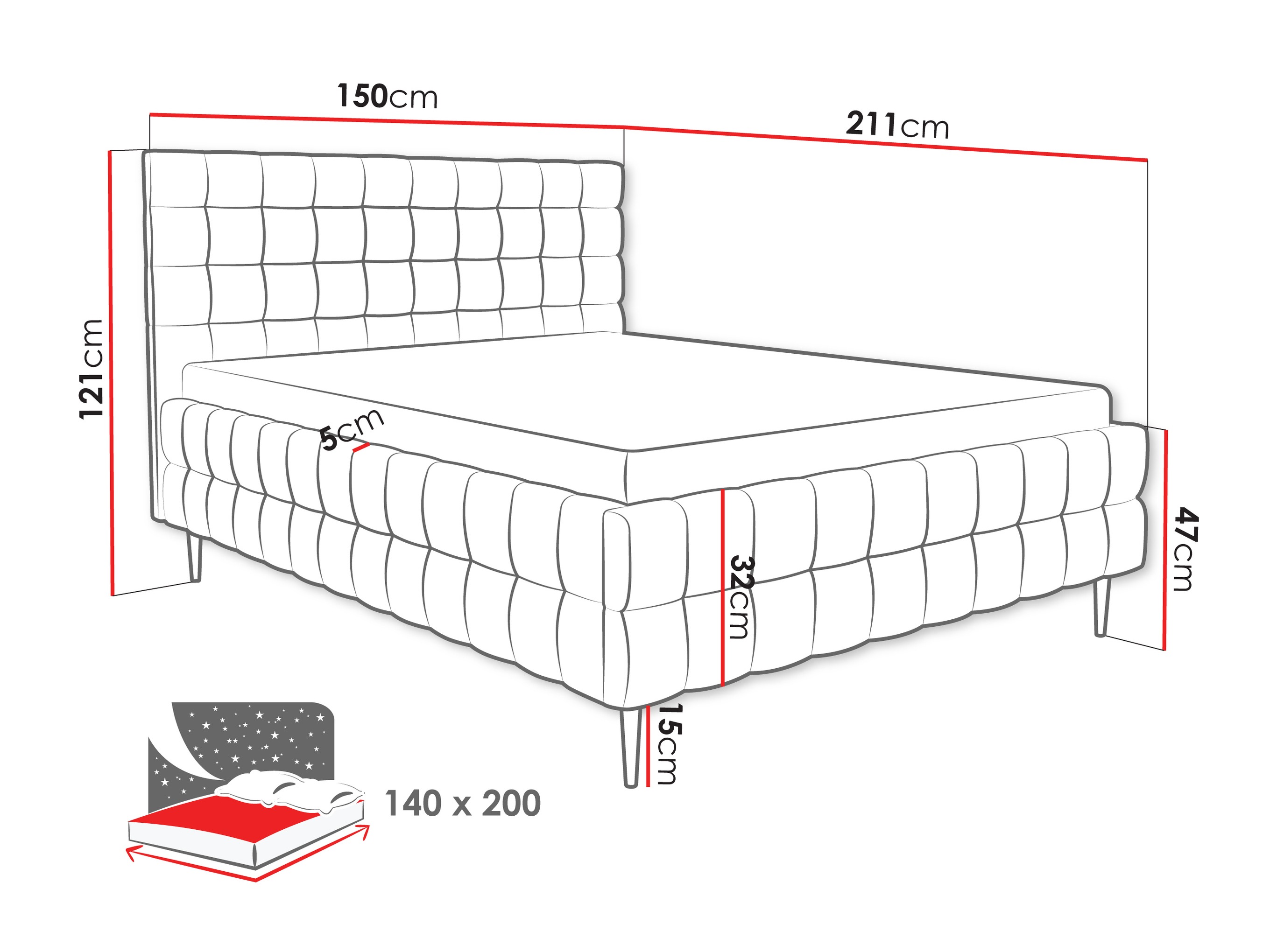 Bed Baltimore 206 (Fresh 09)