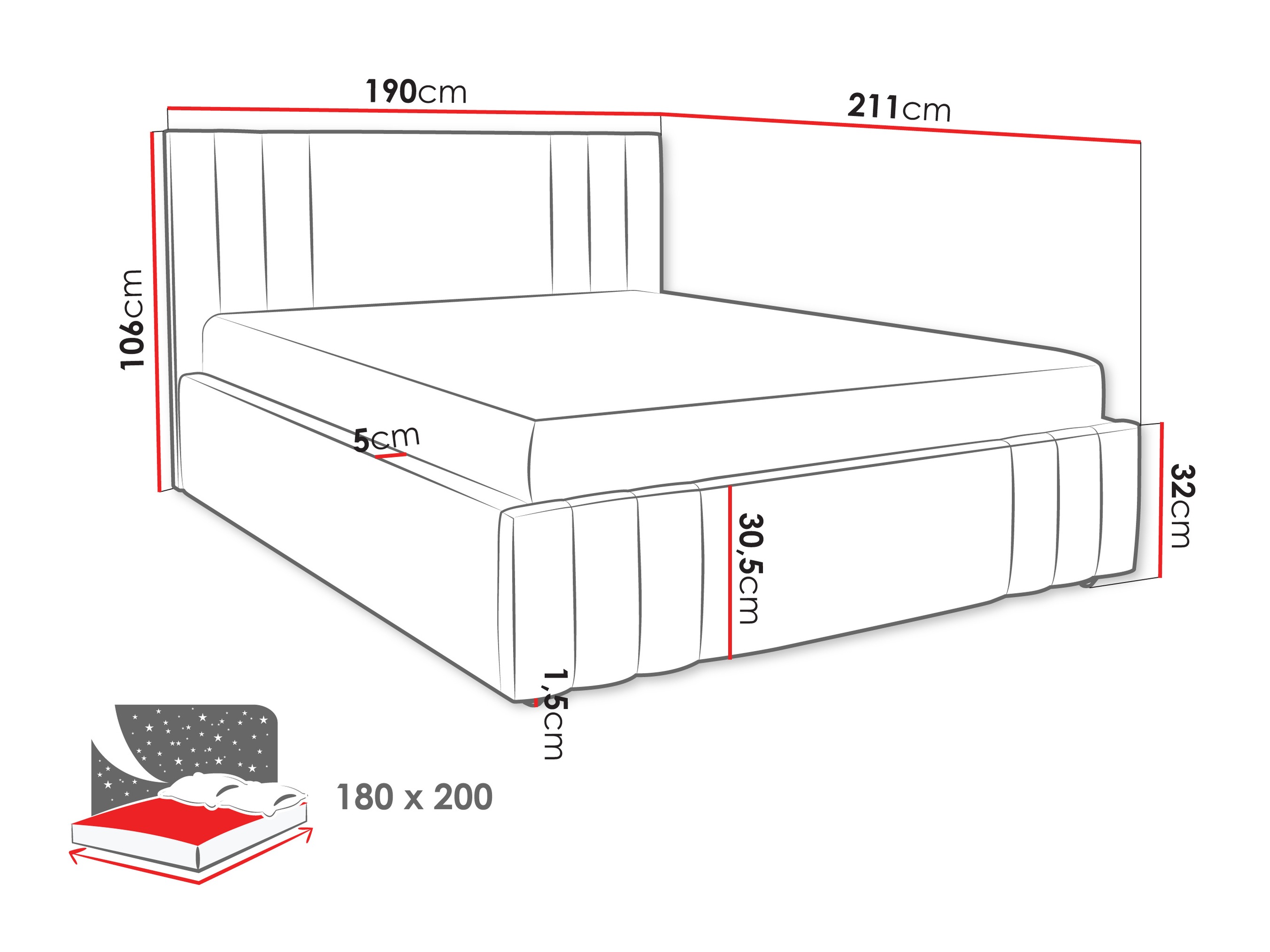 Bed Lepos (Nazar 225.02)