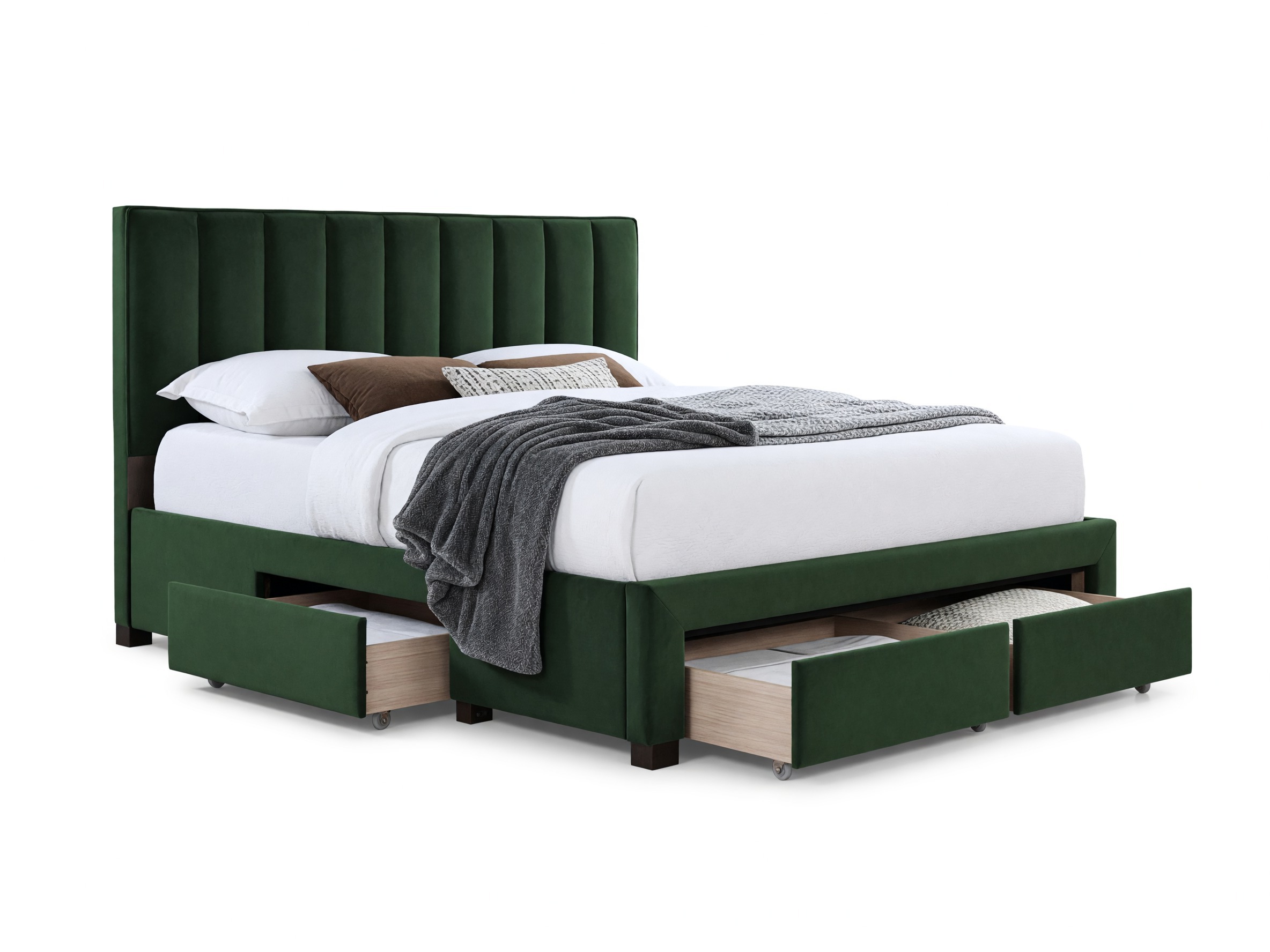 Bed Houston Fides (Donkergroen)