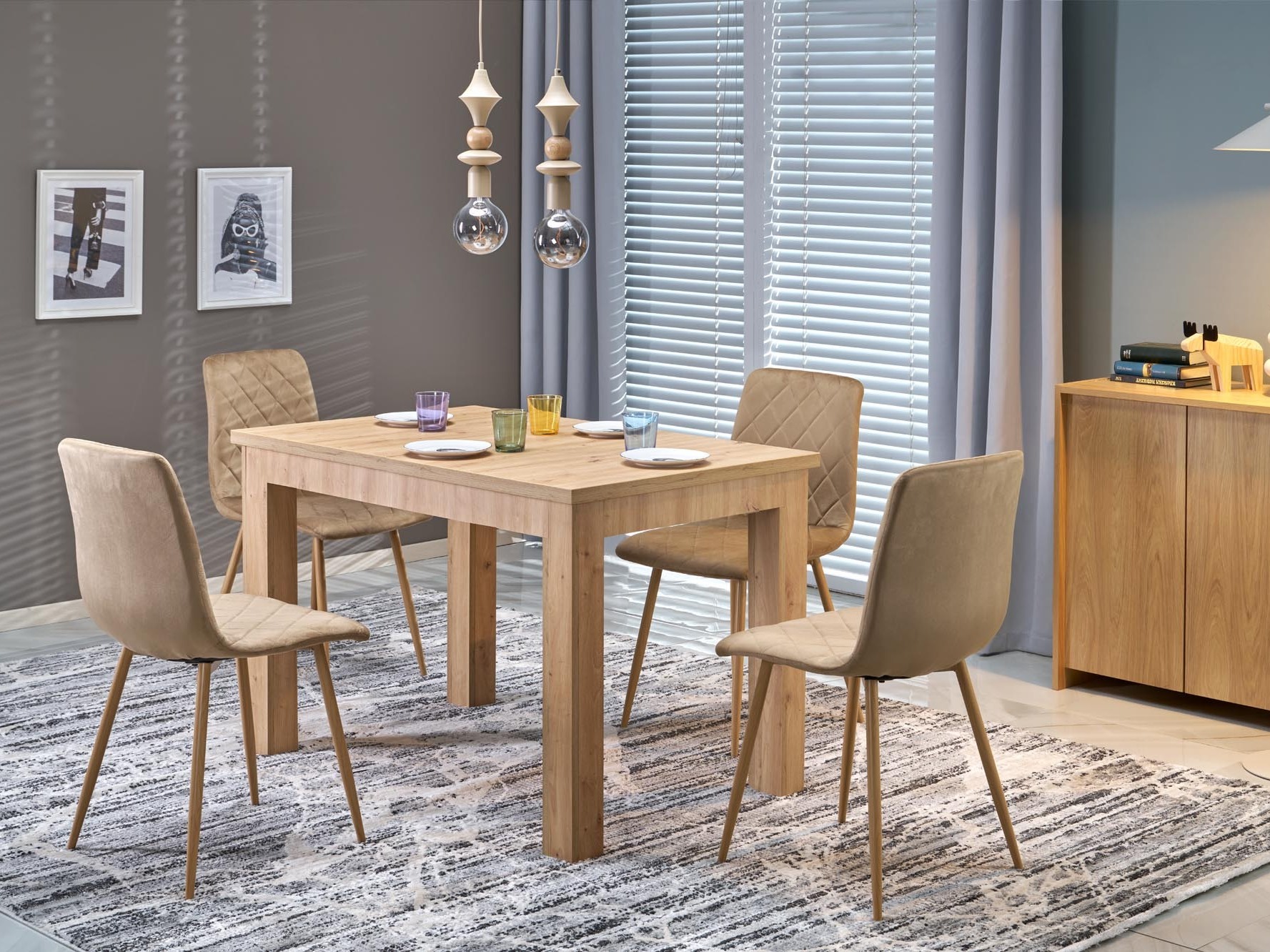 Tafel Houston 2165 (Artisan eiken)