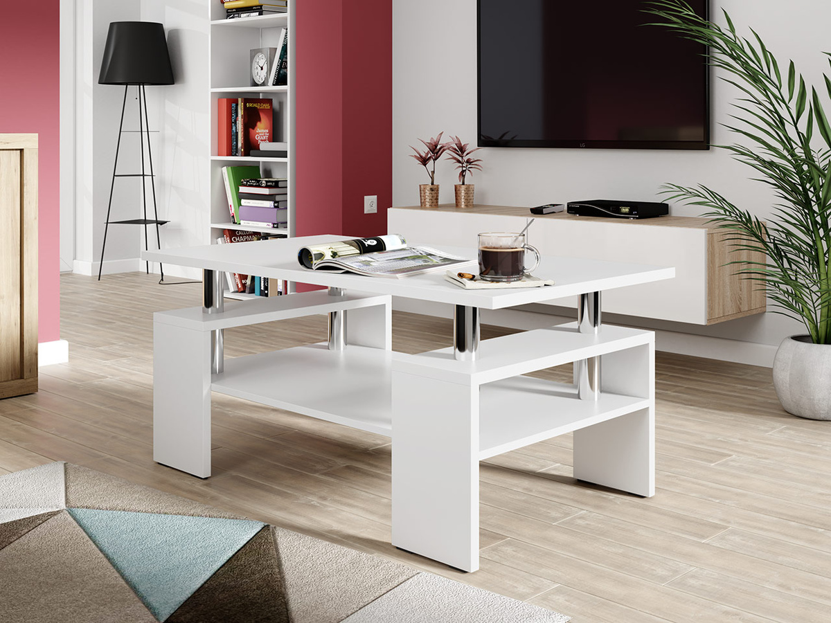 Salontafel Providence 124 (Wit)
