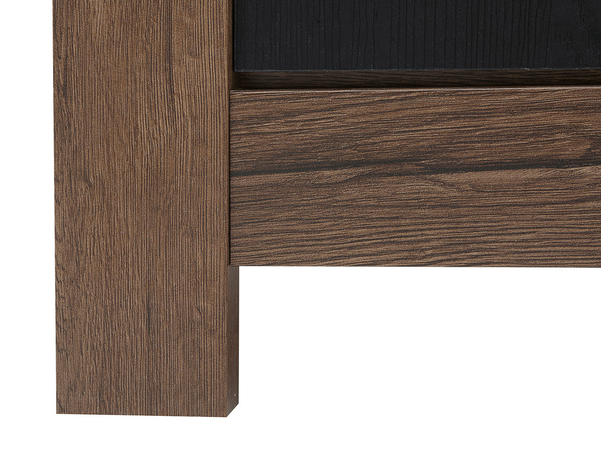 Ladekast Dunfelu 100 (Klooster eik + Zwart eik)