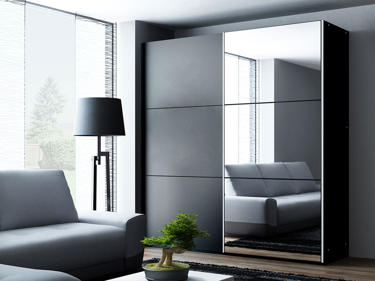 Kledingkast Honolulu 125 (Zwart)