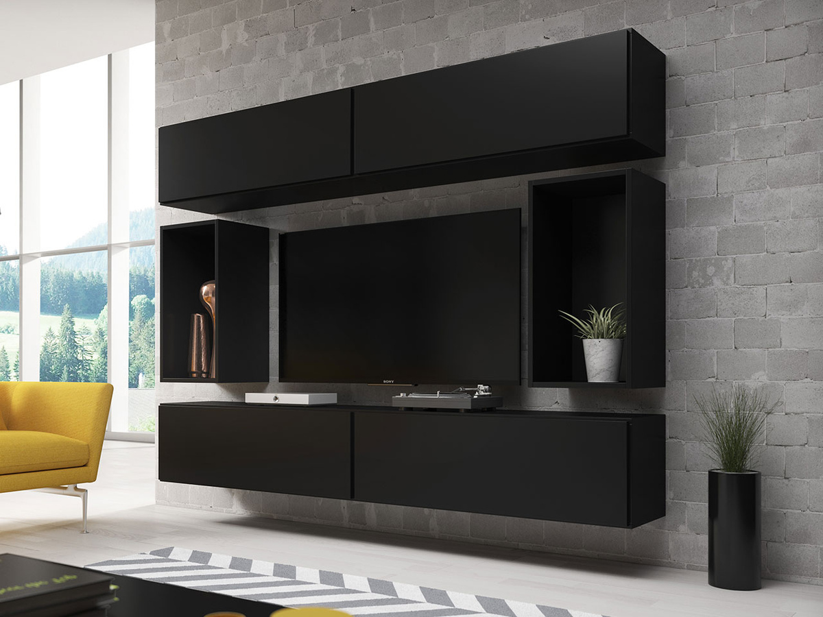 Woonkamerset Corbele 106 (Zwart)