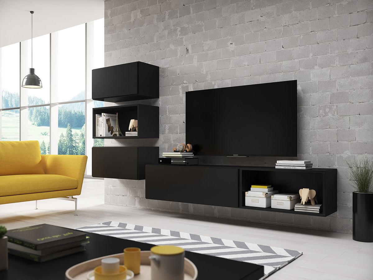 Woonkamerset Corbele 109 (Zwart)